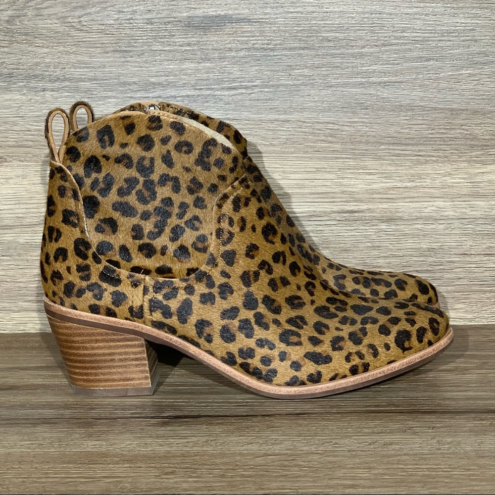 UGG Kingsburg Leopard Print Calf Hair Ankle Boot
